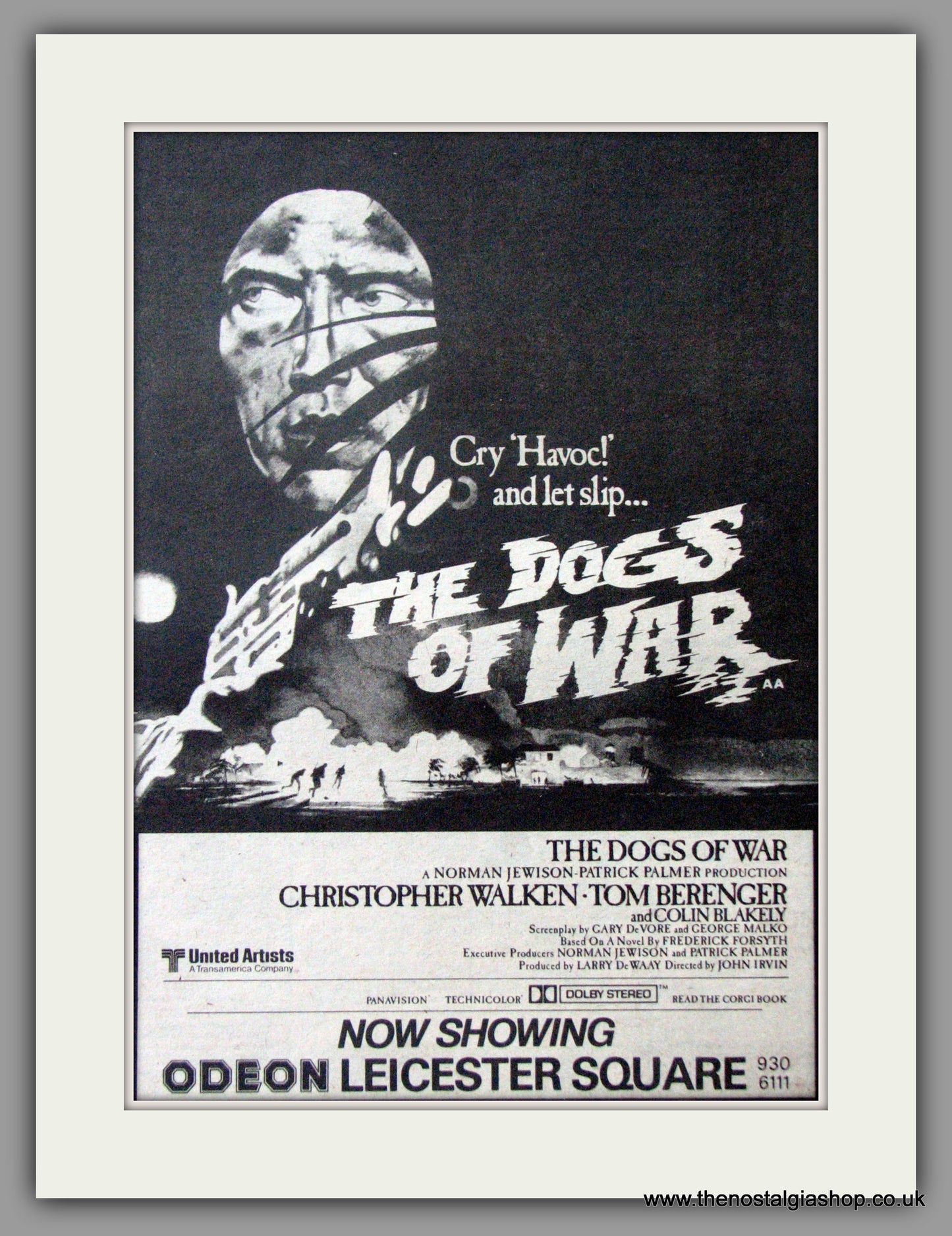 Dogs Of War (The) Original Advert 1980 advert (AD50696)
