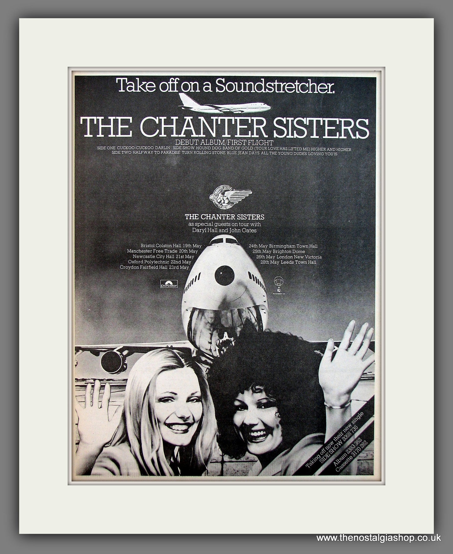 Chanter Sisters (The) First Flight. Original Vintage Advert 1976 (ref AD13484)
