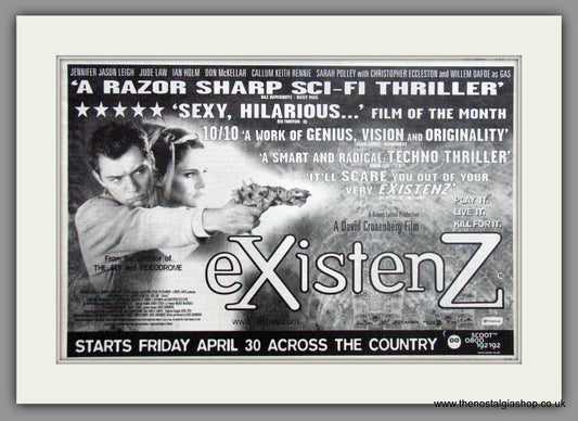 Existenz. Original Advert 1999 advert (AD50704)