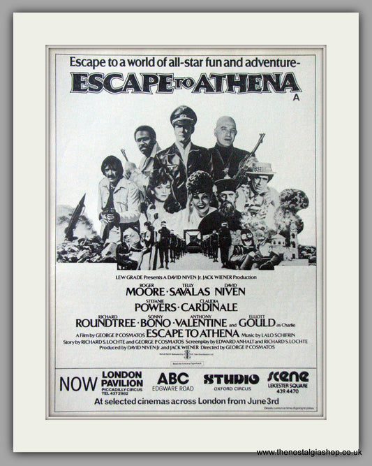Escape To Athena. Original Advert 1979 advert (AD50705)