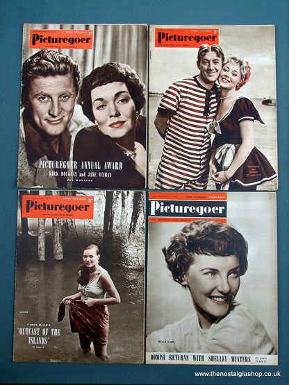 Picturegoer Magazine. Lot of 4 From 1949/52. (M182)