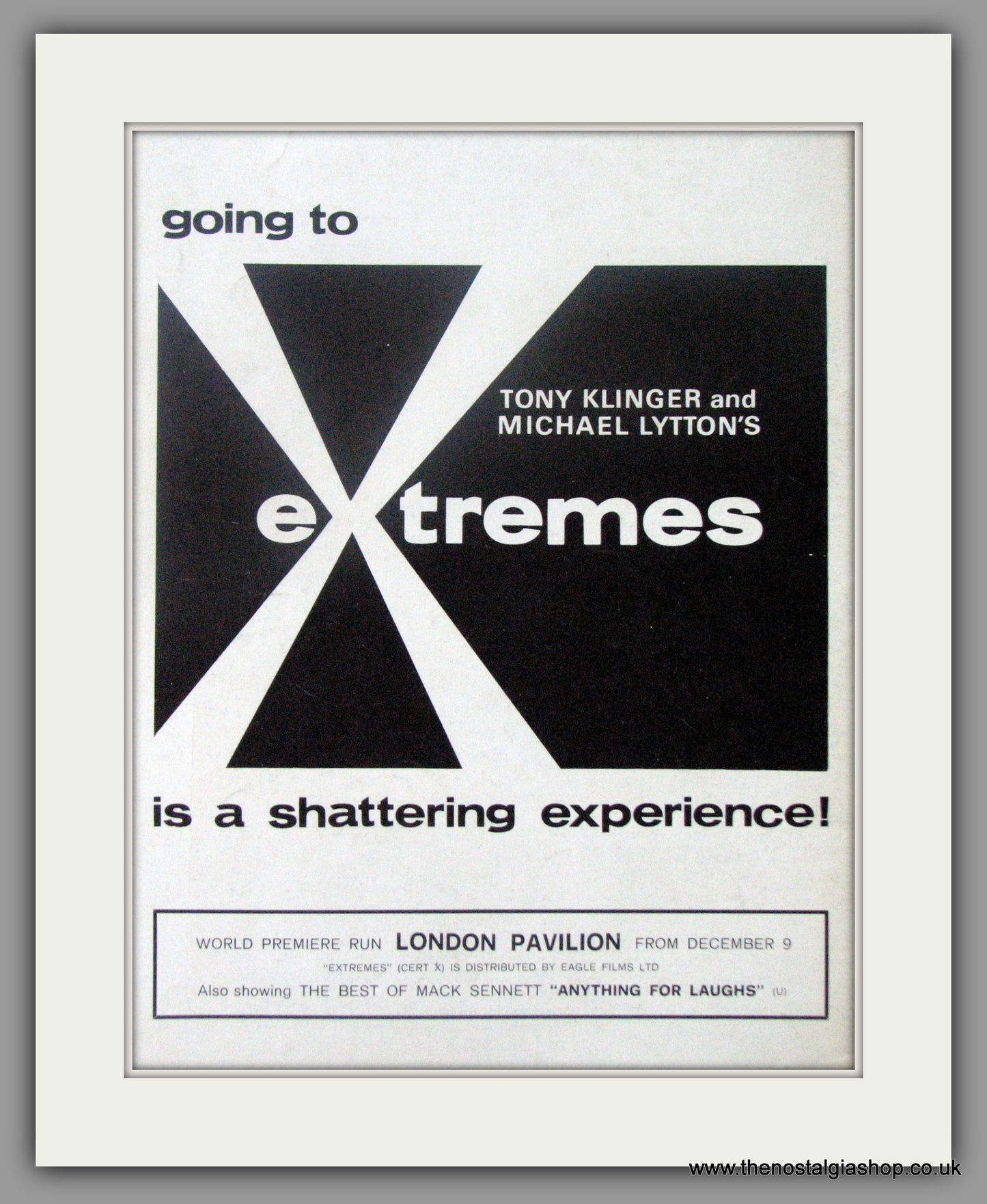 Extremes. Original Advert 1972 advert (AD50715)