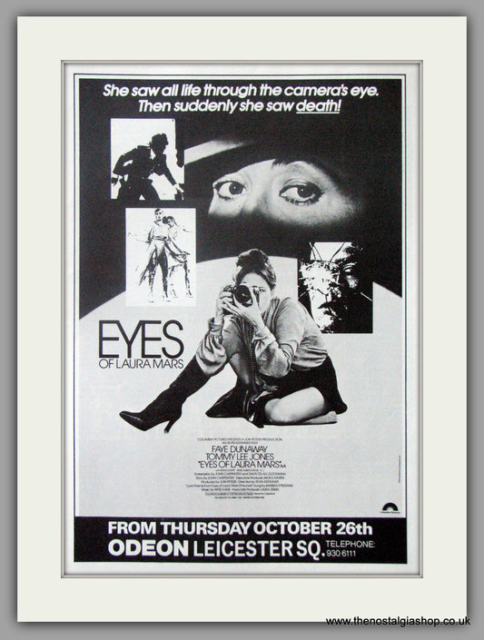 Eyes Of Laura Mars. Original Advert 1978 advert (AD50716)
