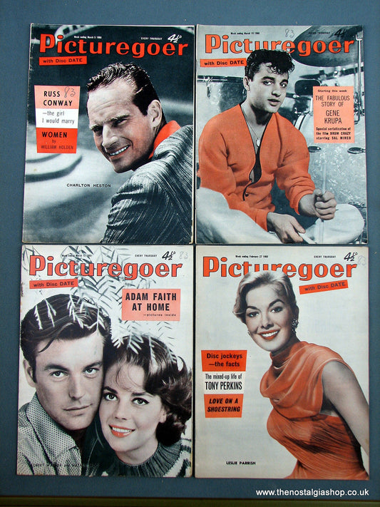 Picturegoer Magazine. Lot of 4 From 1960. (M183)