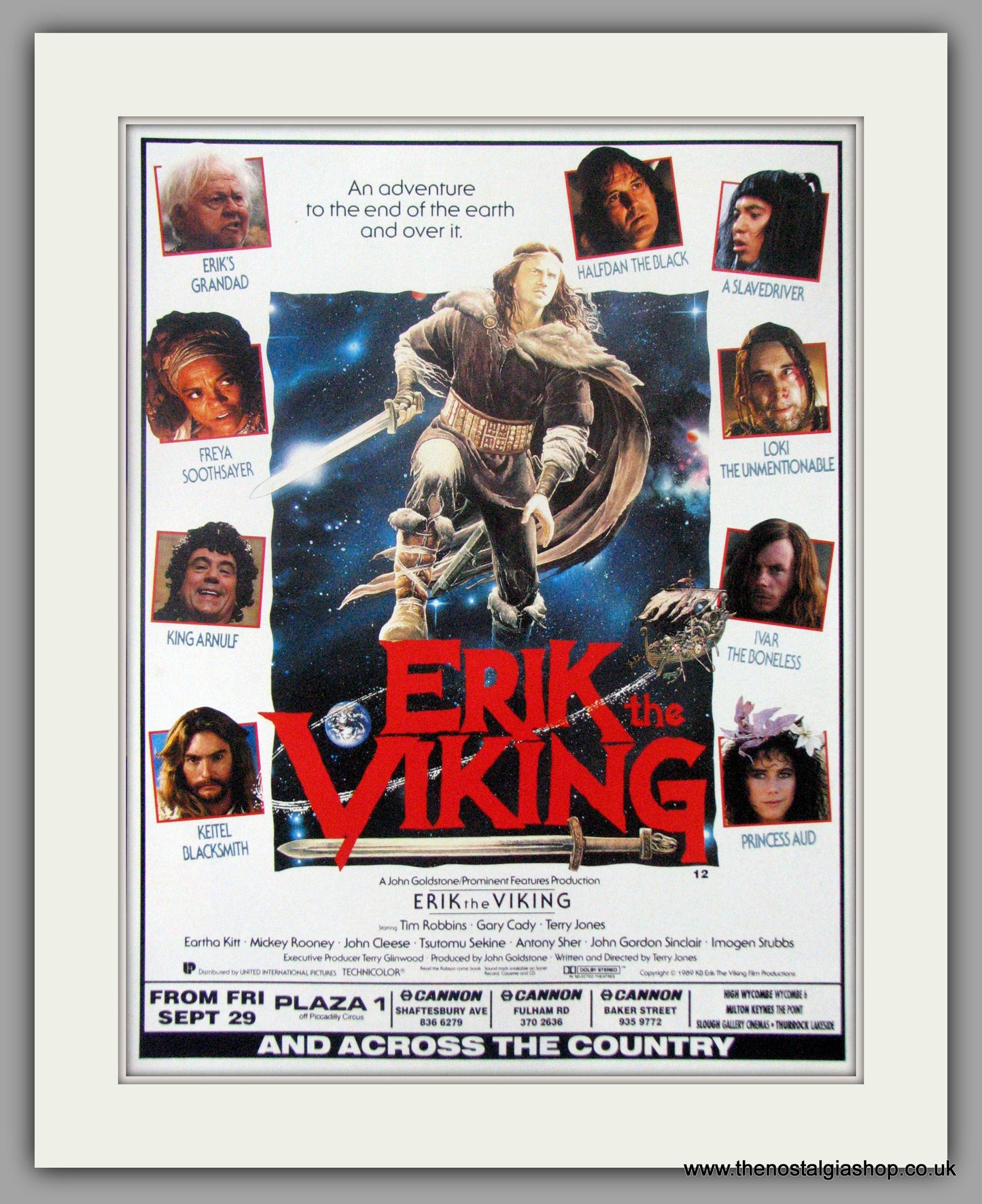 Erik The Viking. Original Advert 1989  (AD50724)