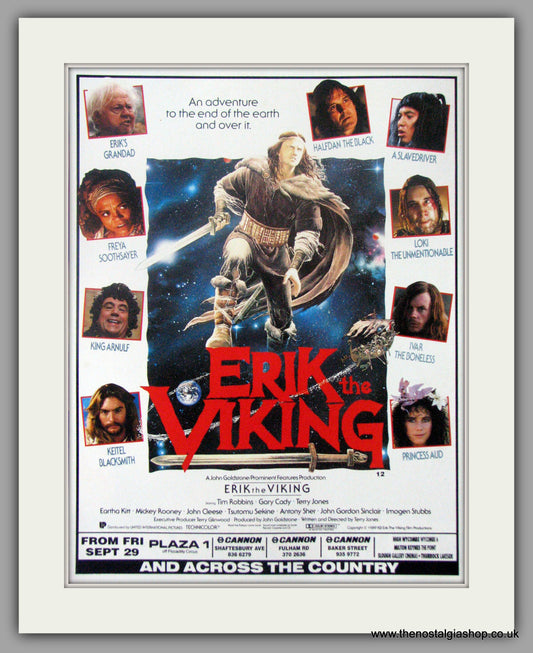 Erik The Viking. Original Advert 1989  (AD50724)