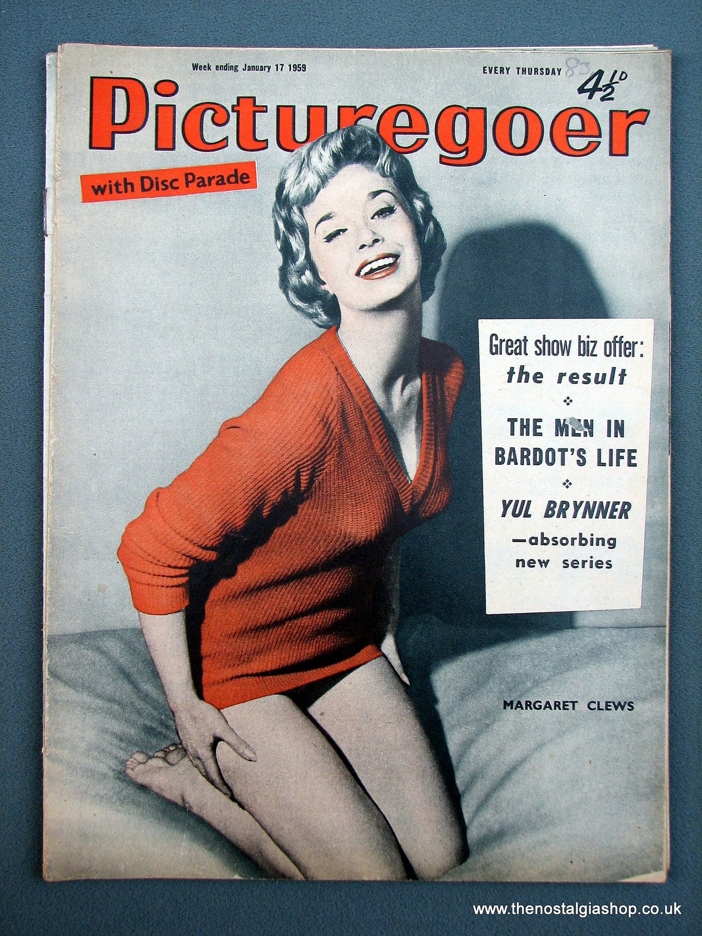 Picturegoer Magazine. Lot of 4 From 1959/60. (M184)