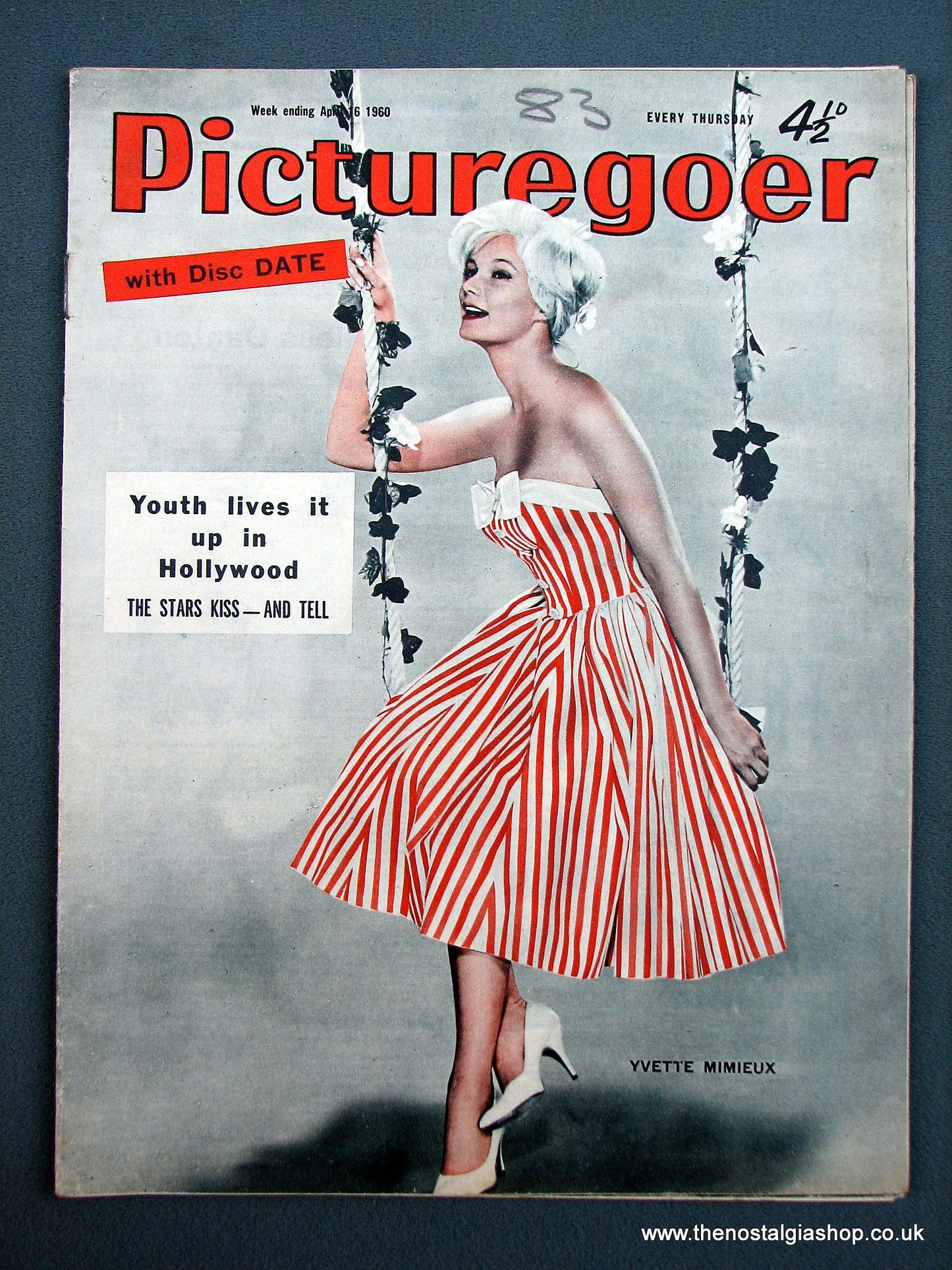 Picturegoer Magazine. Lot of 4 From 1959/60. (M184)