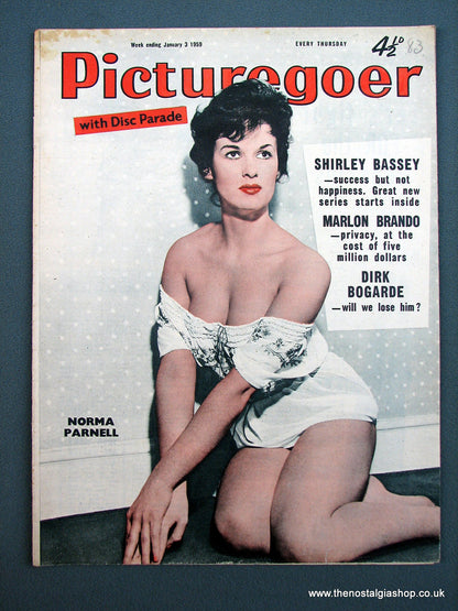Picturegoer Magazine. Lot of 4 From 1959/60. (M184)