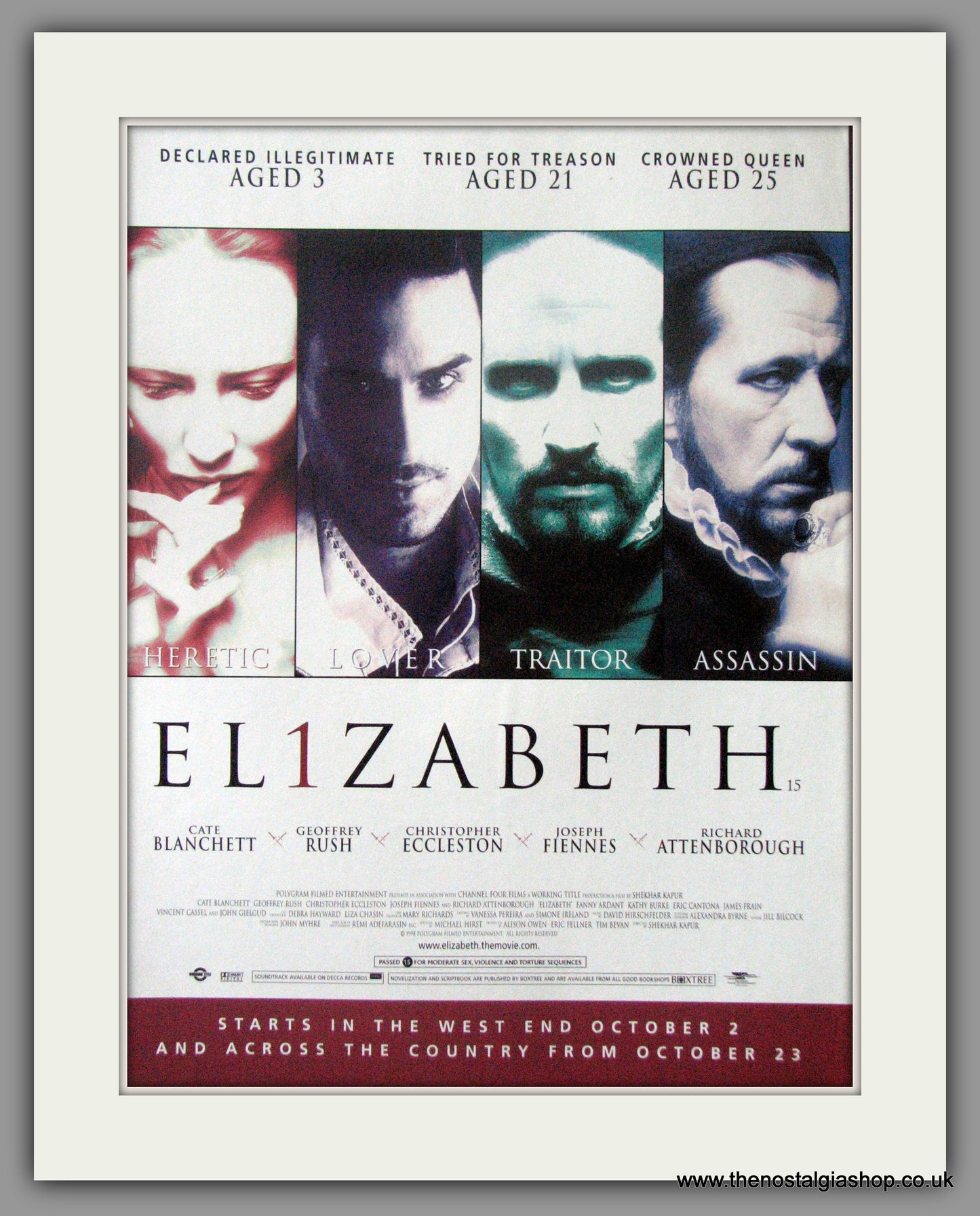 Elizabeth. Original Advert 1998  (AD50729)