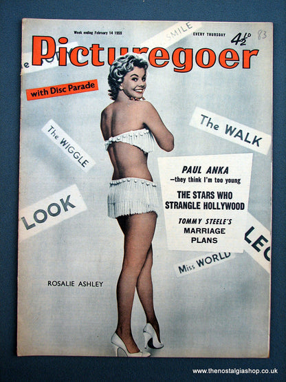 Picturegoer Magazine. Lot of 4 From 1959. (M185)