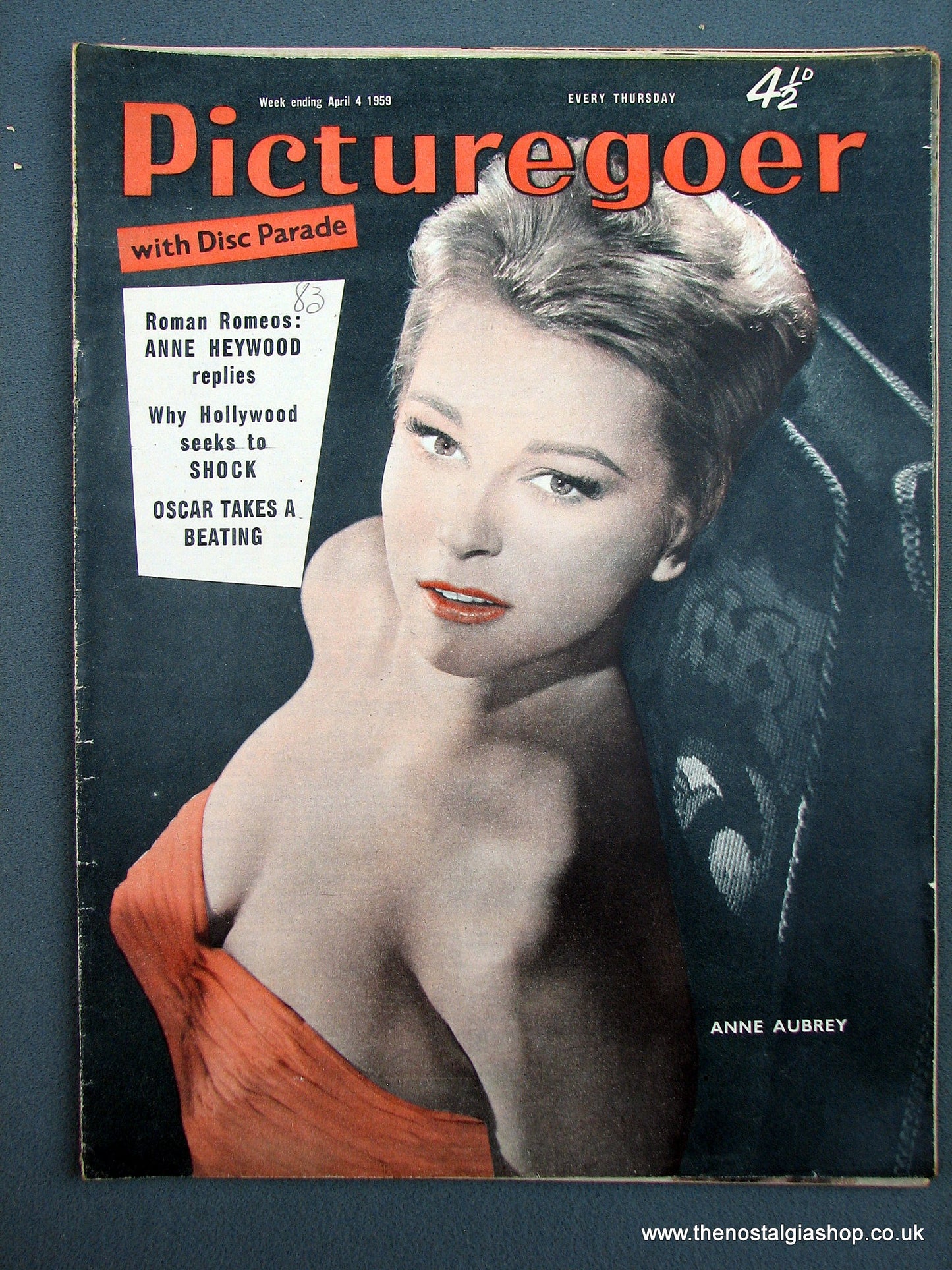 Picturegoer Magazine. Lot of 4 From 1959. (M186)
