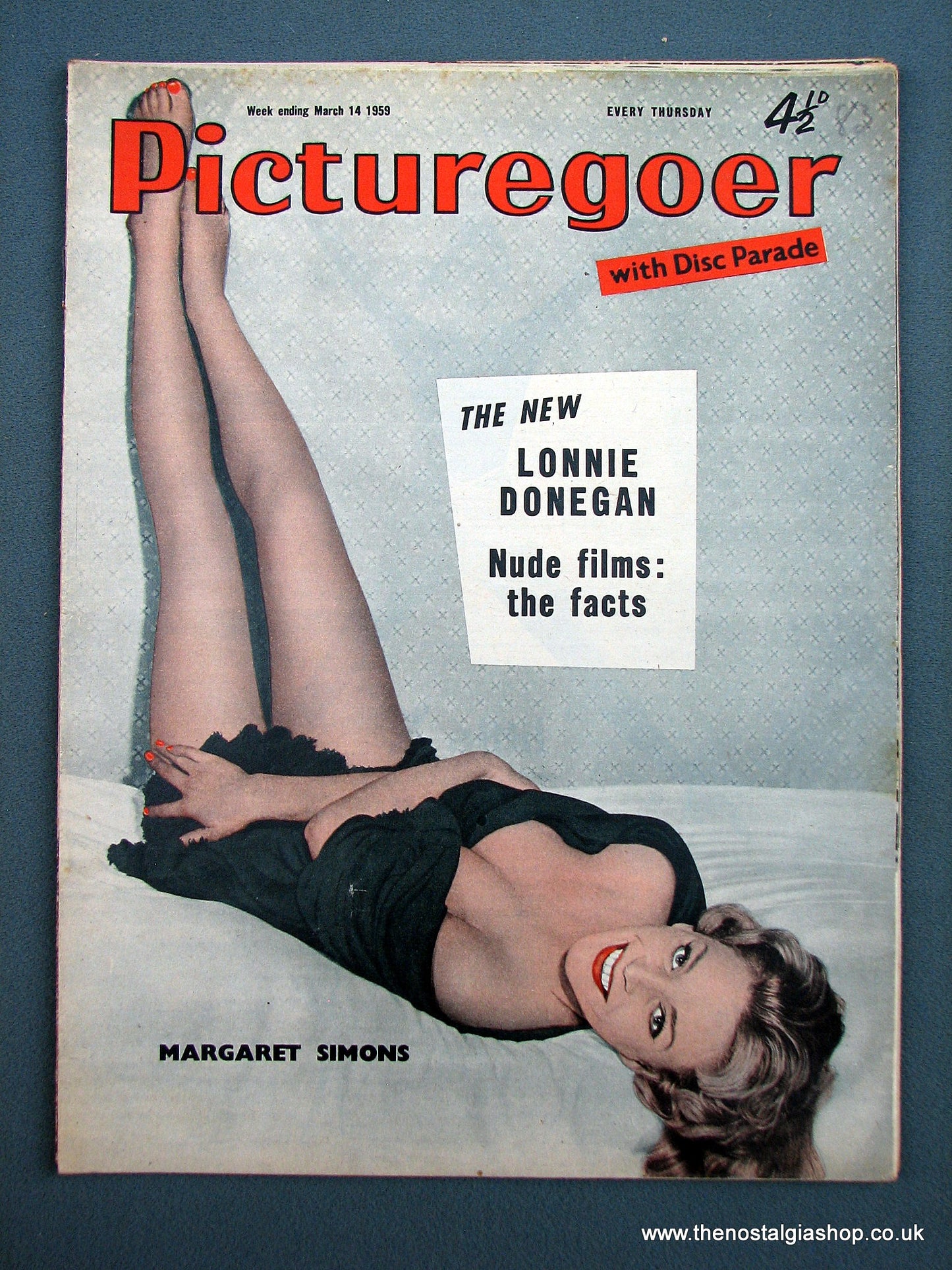Picturegoer Magazine. Lot of 4 From 1959. (M186)