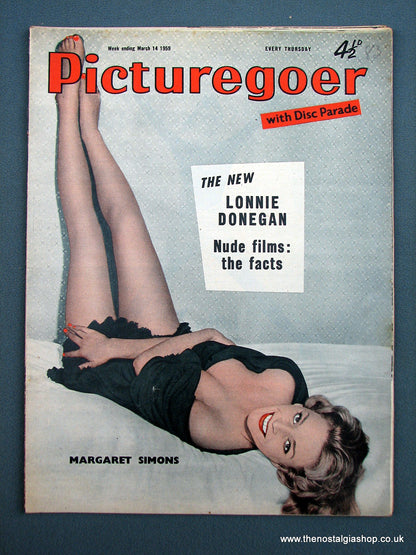 Picturegoer Magazine. Lot of 4 From 1959. (M186)
