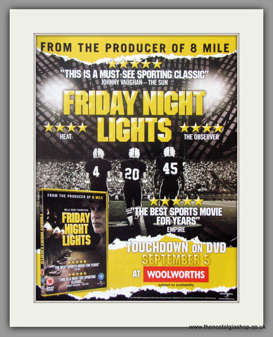 Friday Night Lights. Original Advert 2005  (AD50735)