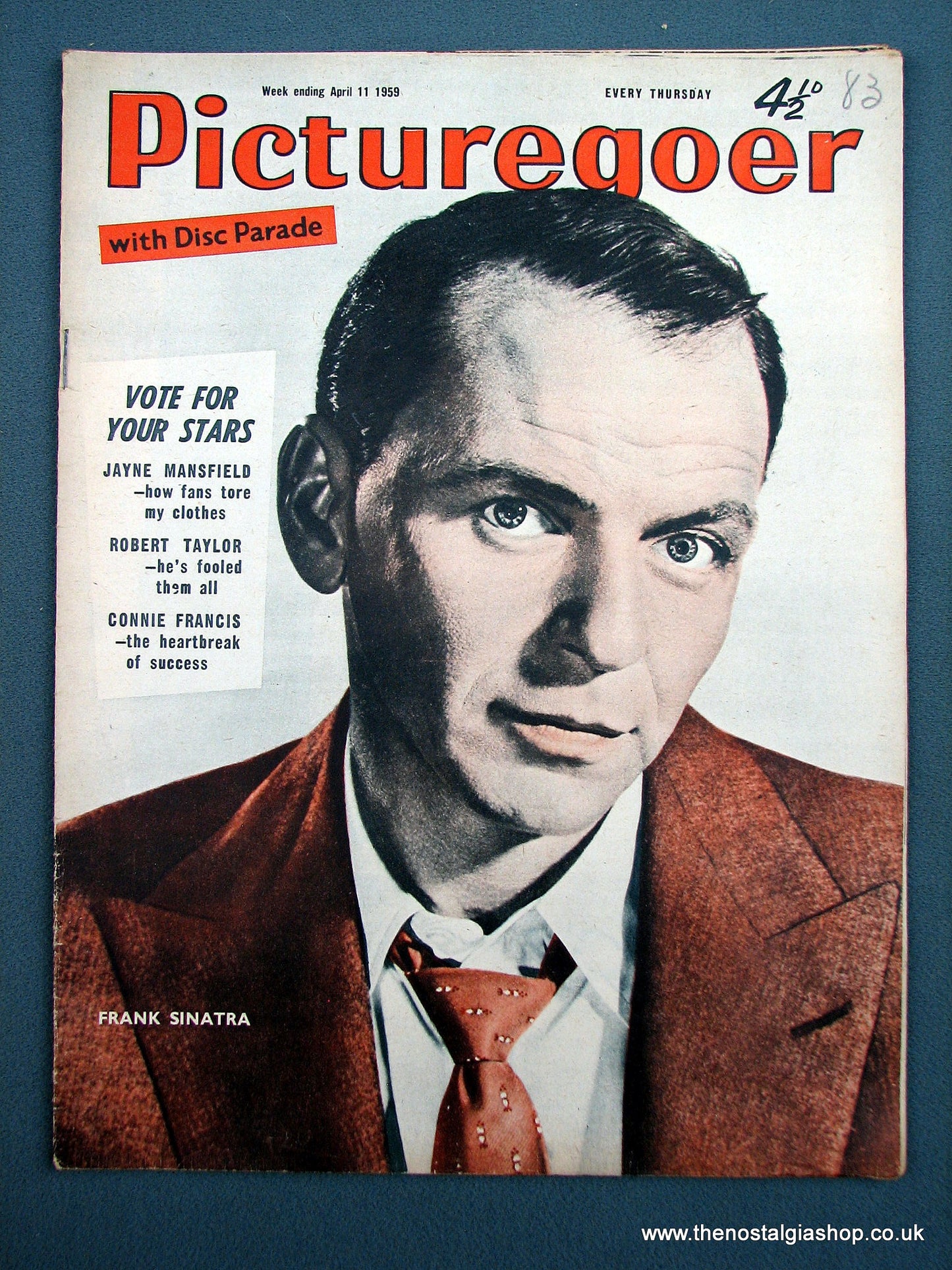 Picturegoer Magazine. Lot of 4 From 1959. (M186)