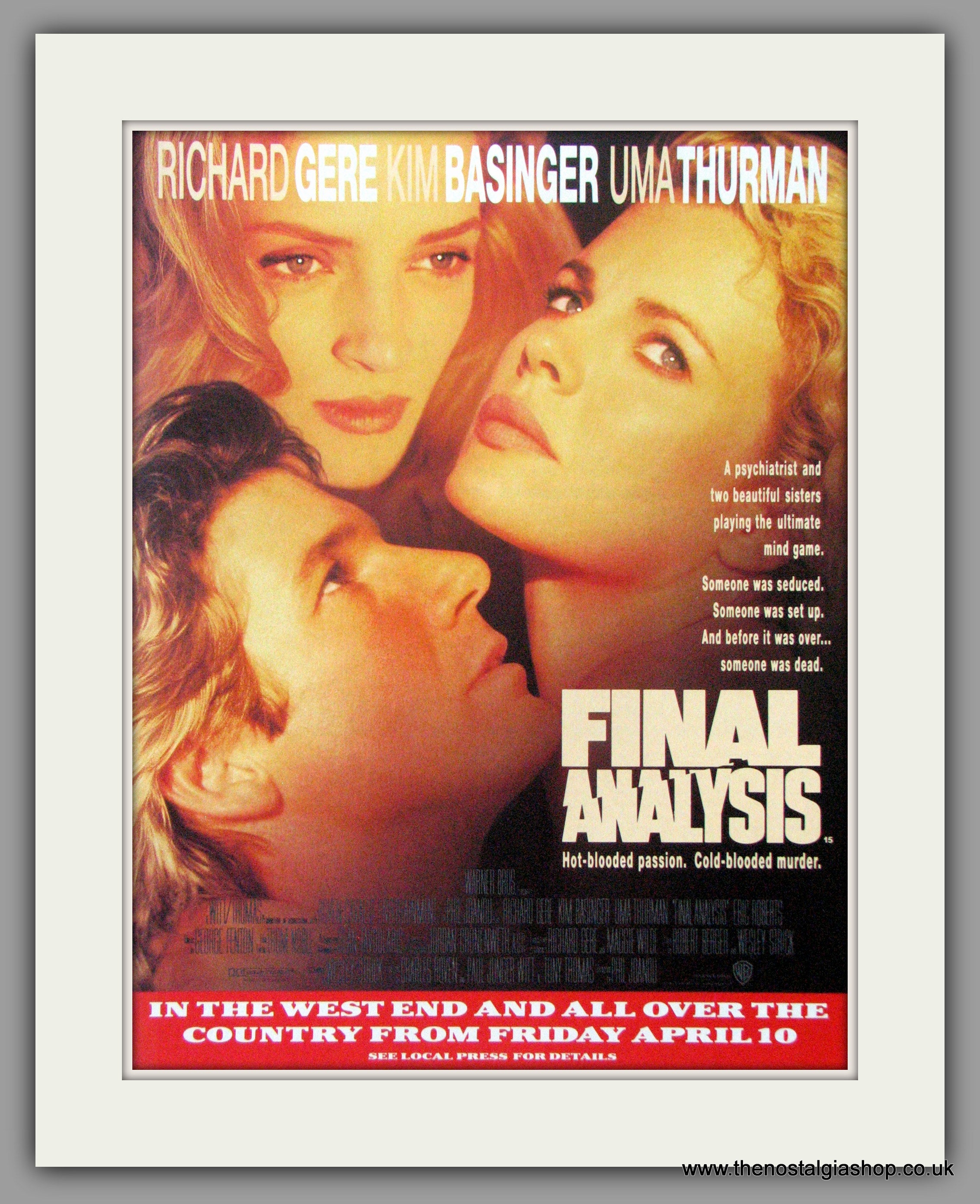Final Analysis. Original Advert 1992 (AD50744) – The Nostalgia Shop