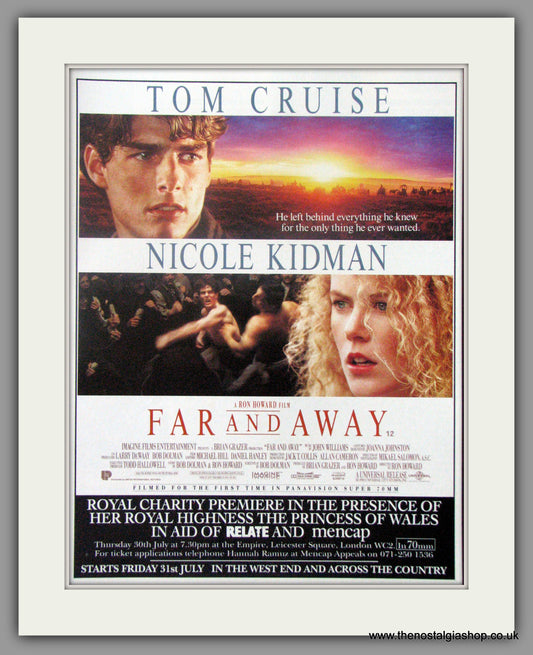 Far And Away. Original Advert 1992  (AD50745)