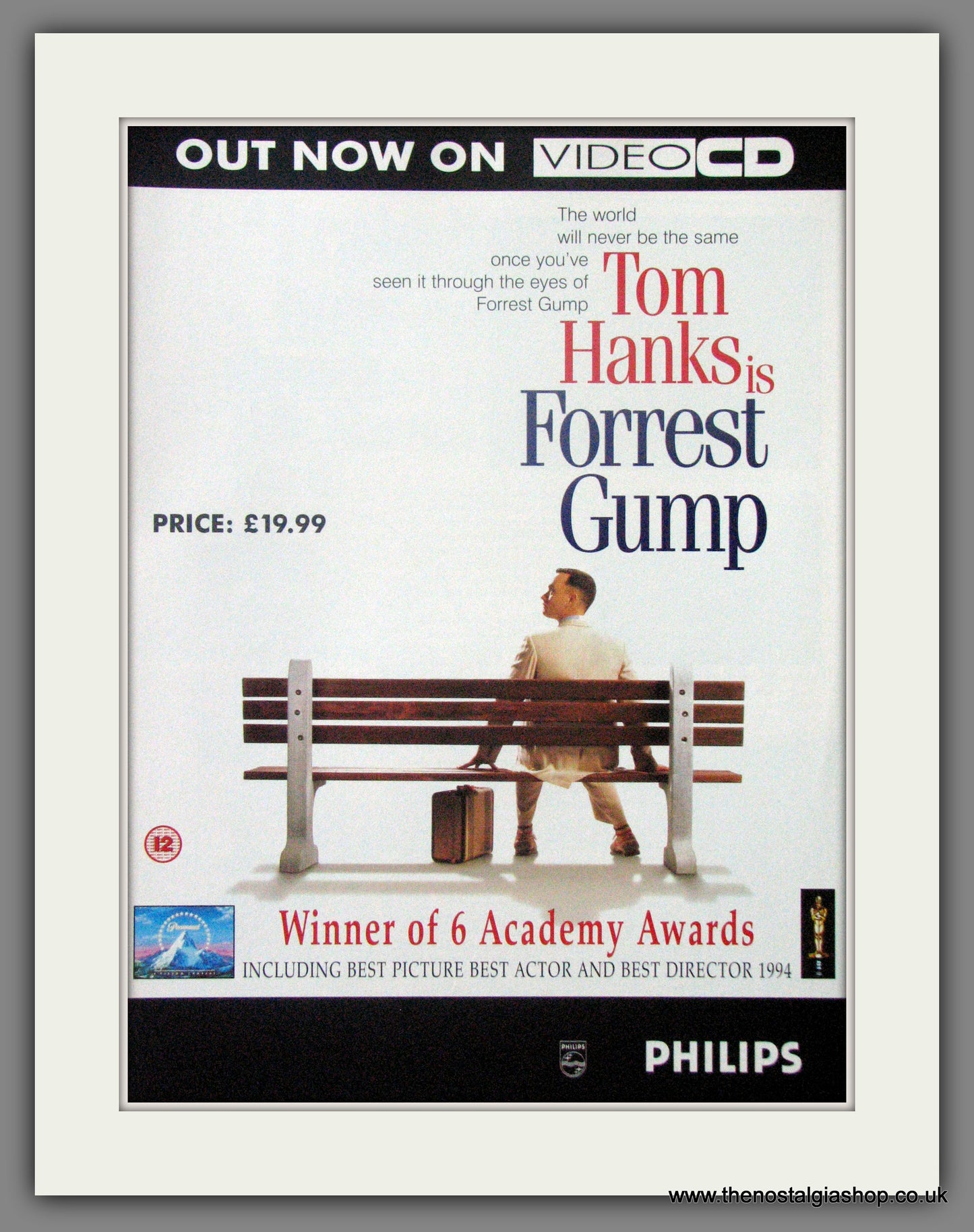 Forrest Gump. Original Advert 1994  (AD50753)