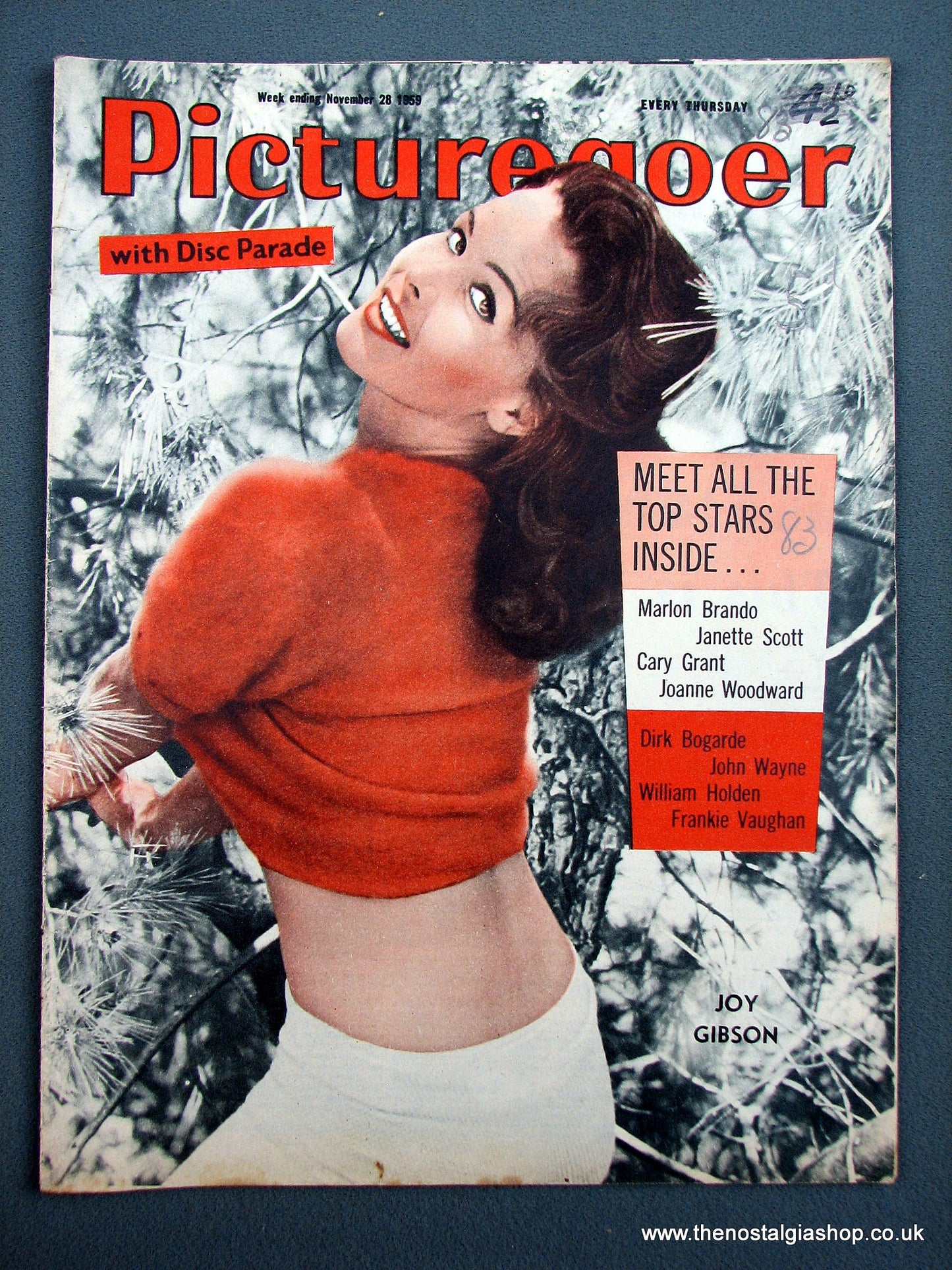 Picturegoer Magazine. Lot of 4 From 1959. (M190)