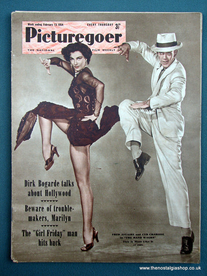 Picturegoer Magazine. Lot of 4 From 1954. (M193)