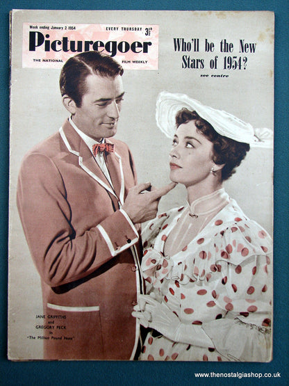 Picturegoer Magazine. Lot of 4 From 1954. (M193)