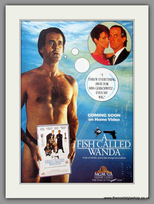 Fish Called Wanda. Original Advert 1989 (ref AD50769)