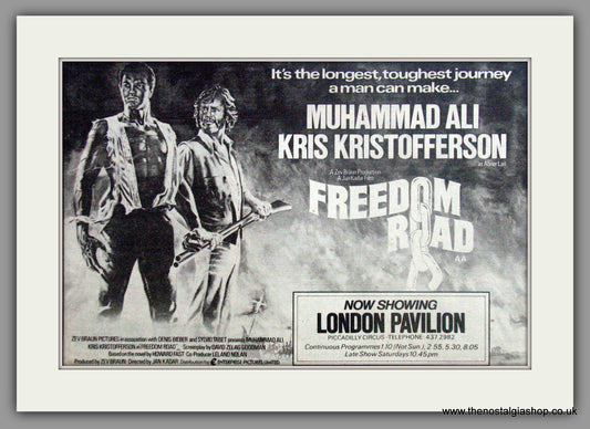 Freedom Road.  Original Advert 1980 (ref AD50774)