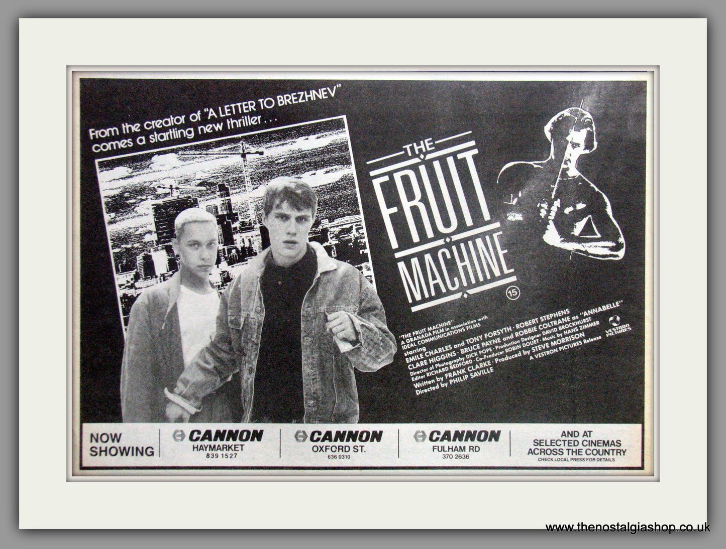 Fruit Machine (The). Original Advert 1988 (ref AD50784)