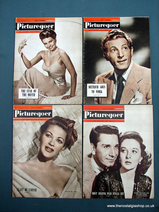 Picturegoer Magazine. Lot of 4 From 1949. (M198)
