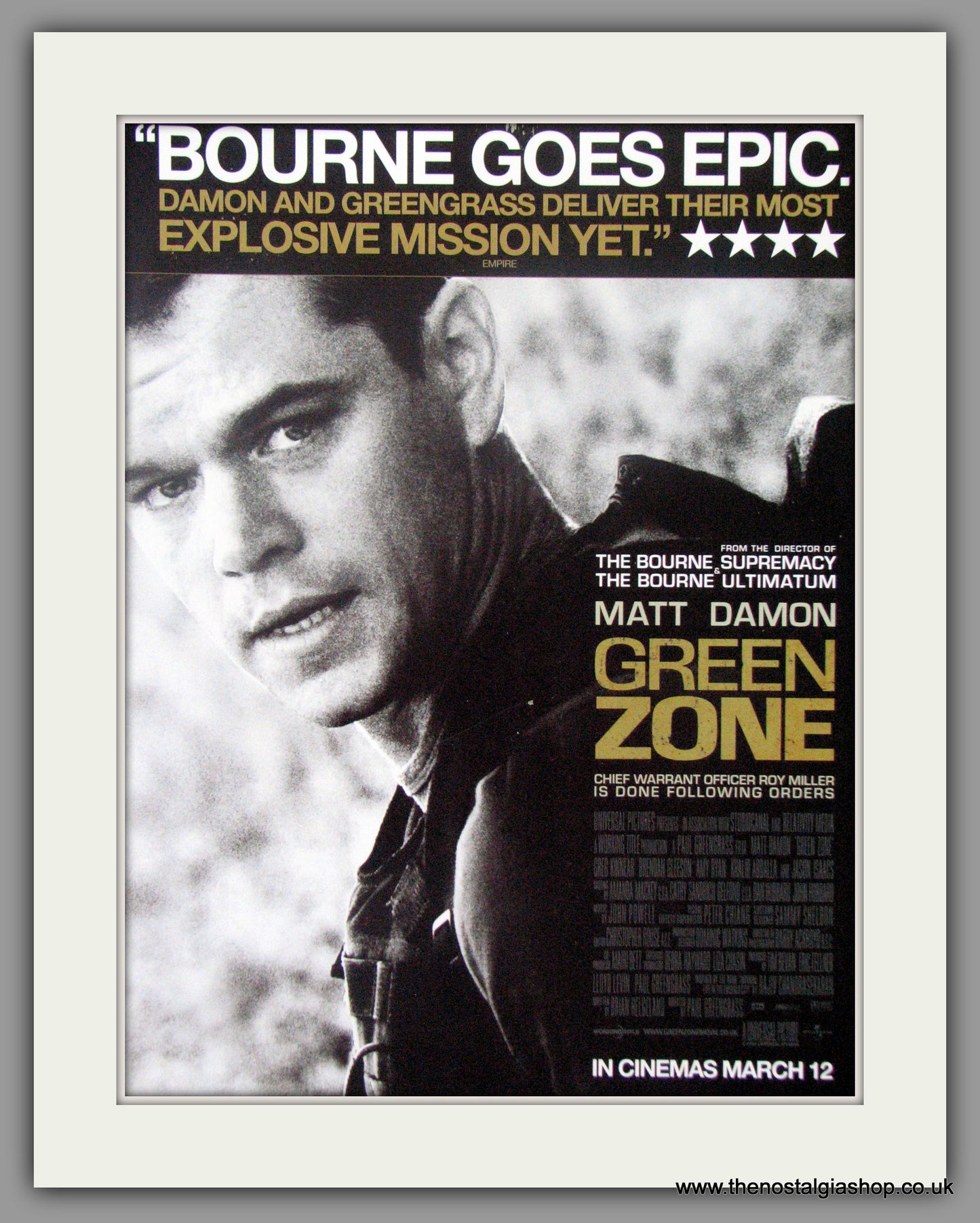 Green Zone. Original Advert 2010 (ref AD50797)
