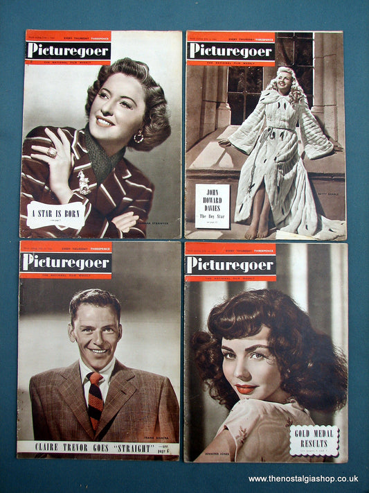 Picturegoer Magazine. Lot of 4 From 1949. (M200)