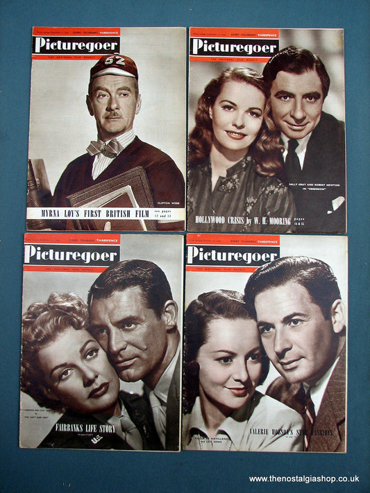 Picturegoer Magazine. Lot of 4 From 1949. (M201)