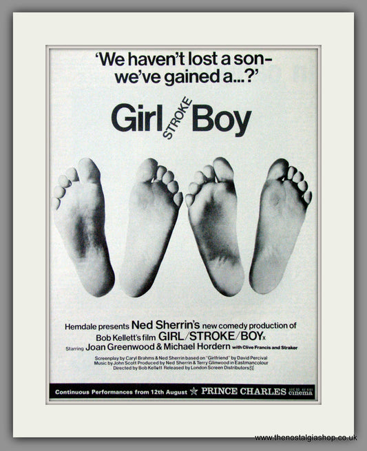 Girl Stroke Boy. Original Advert 1971 (ref AD50807)
