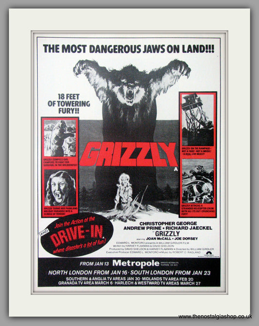 Grizzly. Original Advert 1977 (ref AD50809)