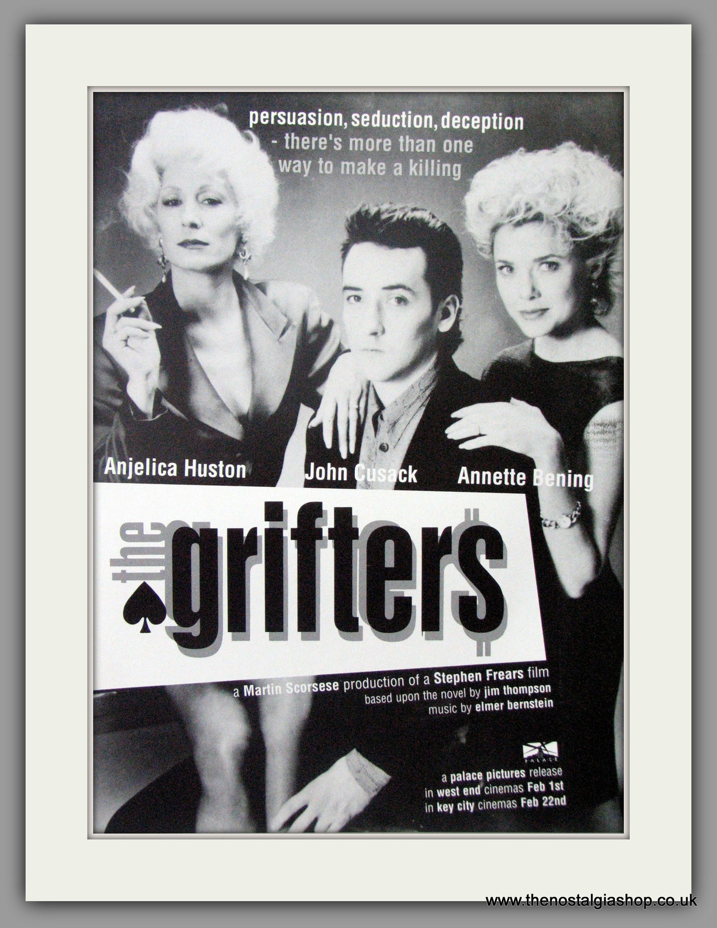 Grifters (The). Original Advert 1991 (ref AD50820)