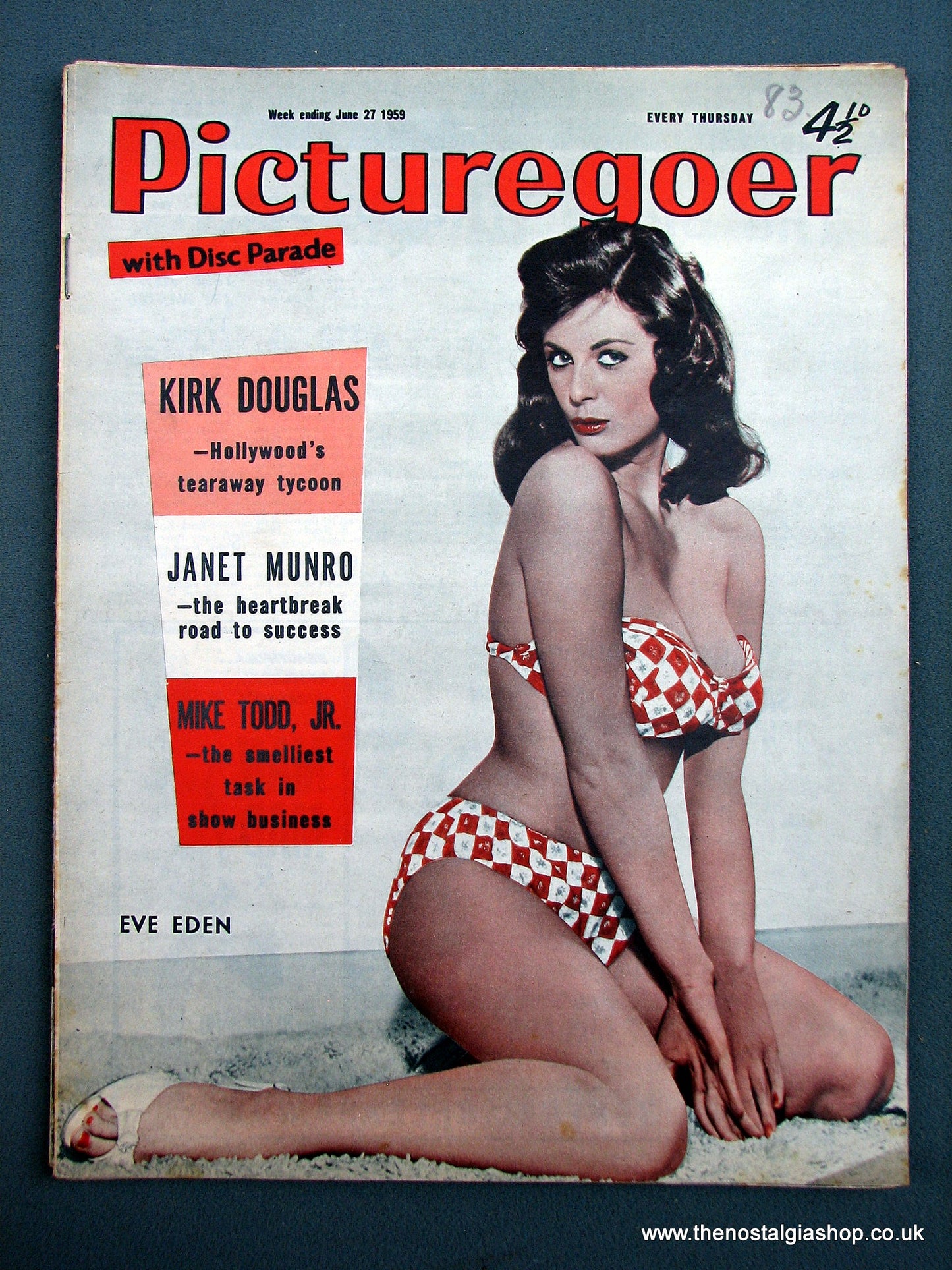 Picturegoer Magazine. Lot of 4 From 1959. (M204)
