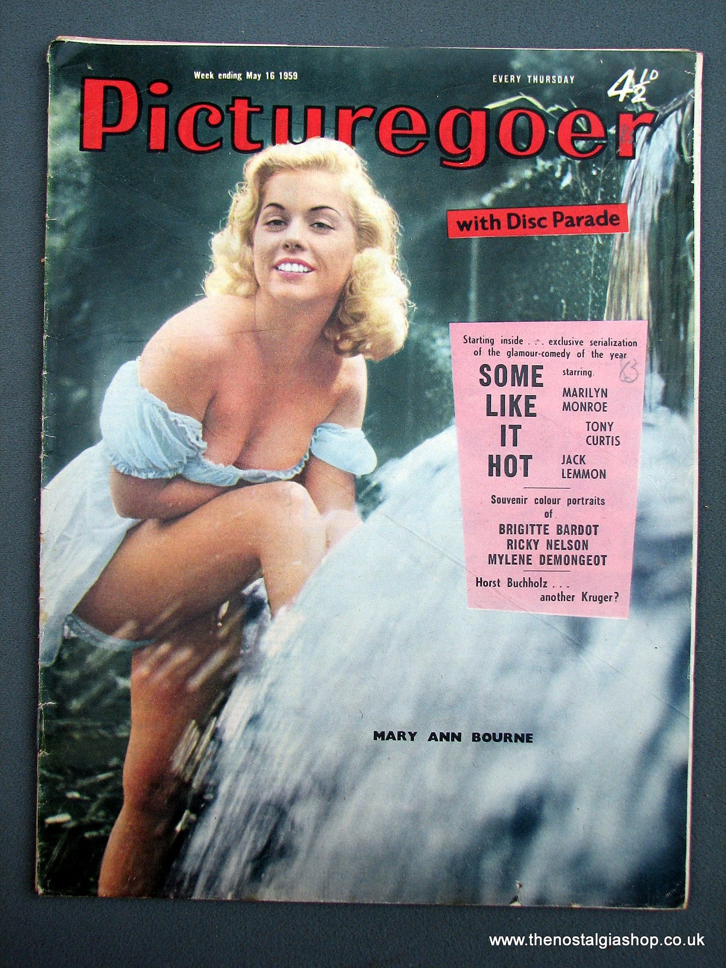 Picturegoer Magazine. Lot of 4 From 1959. (M204)