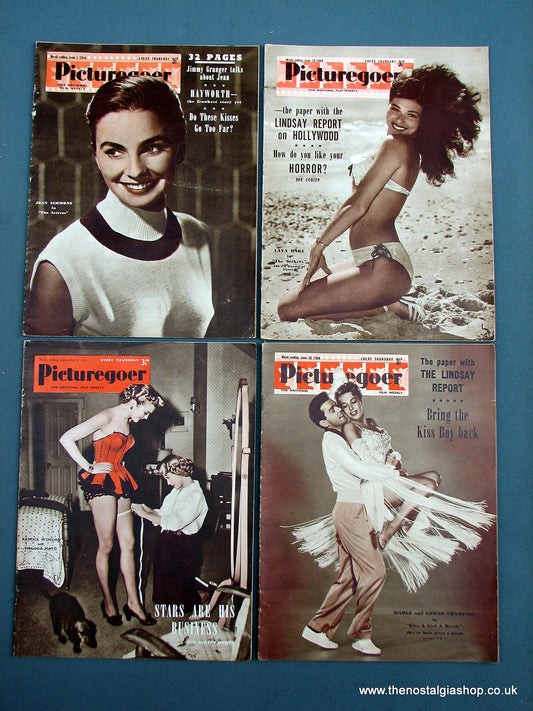 Picturegoer Magazine. Lot of 4 From 1952/54. (M205)