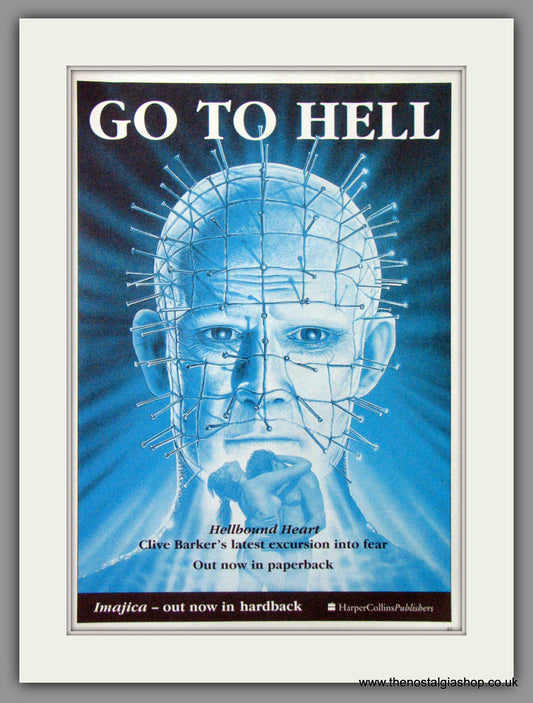 Go To Hell. Original Advert 1991 (ref AD50825)