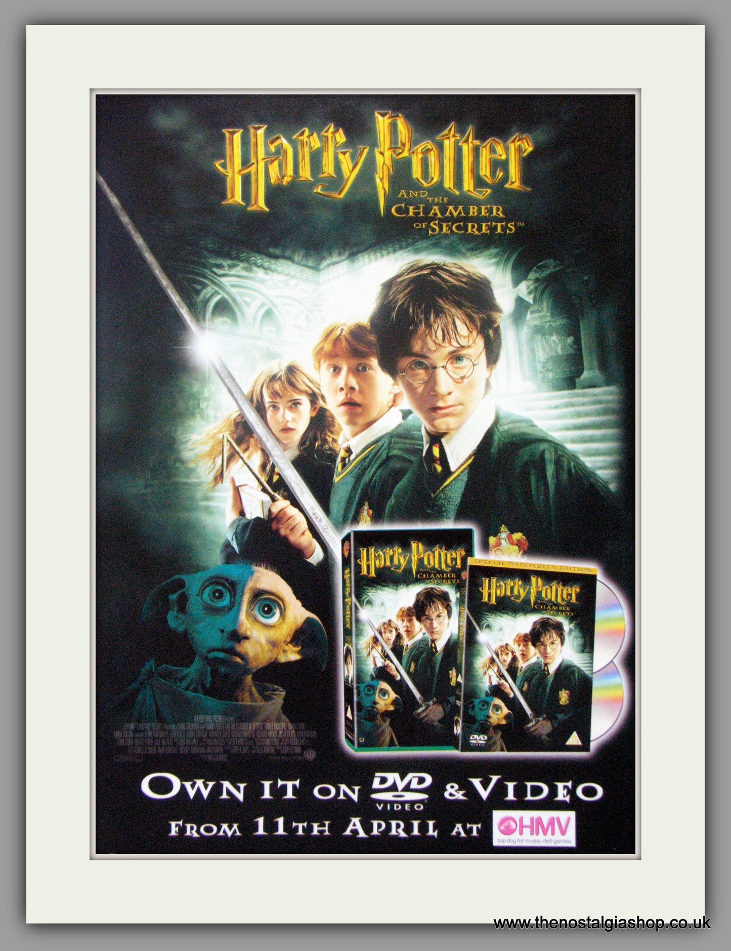 Harry Potter And The Chamber Of Secrets. Original Advert 2003 (ref AD50831)