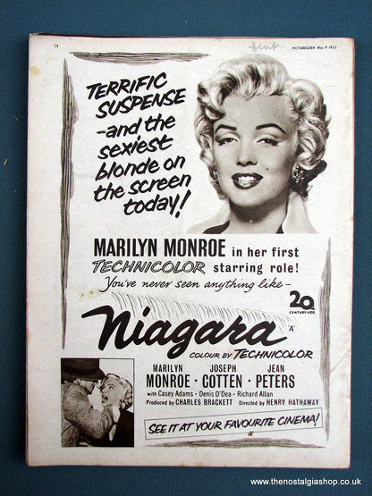 Marilyn Monroe. Picturegoer Magazine. May 1953. (M207)