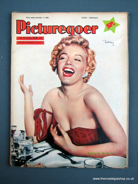 Marilyn Monroe. Picturegoer Magazine. Nov 1956. (M211)