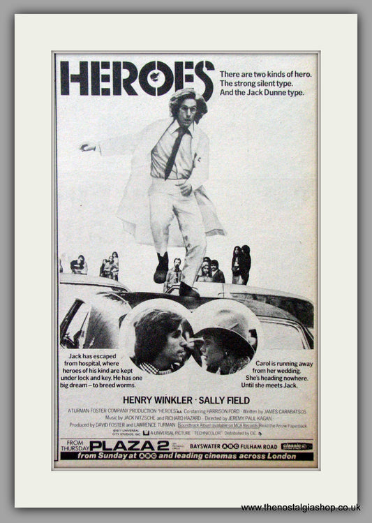 Heroes. Vintage Advert 1978  (ref AD50864)