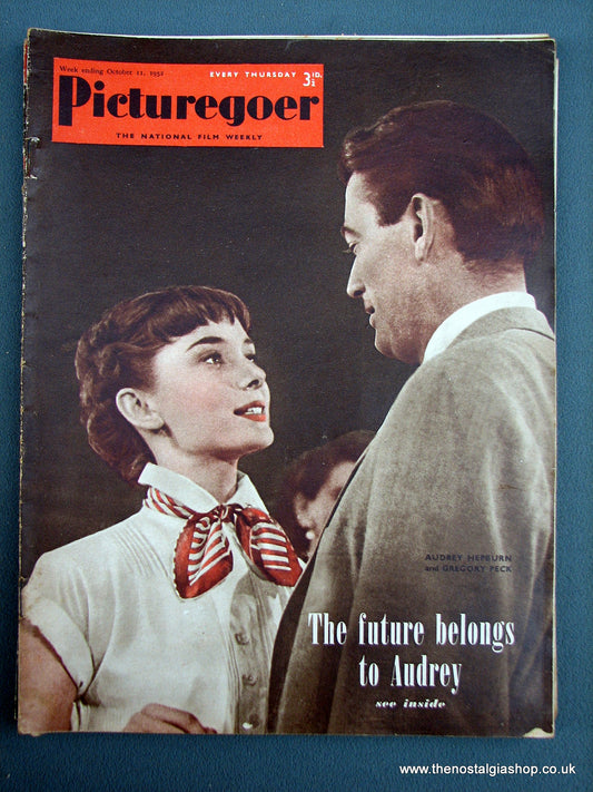Audrey Hepburn. Picturegoer Magazine. Oct 1952. (M222)