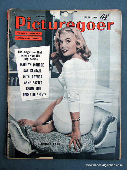 Shirley Eaton. Picturegoer Magazine. June 1957. (M224)