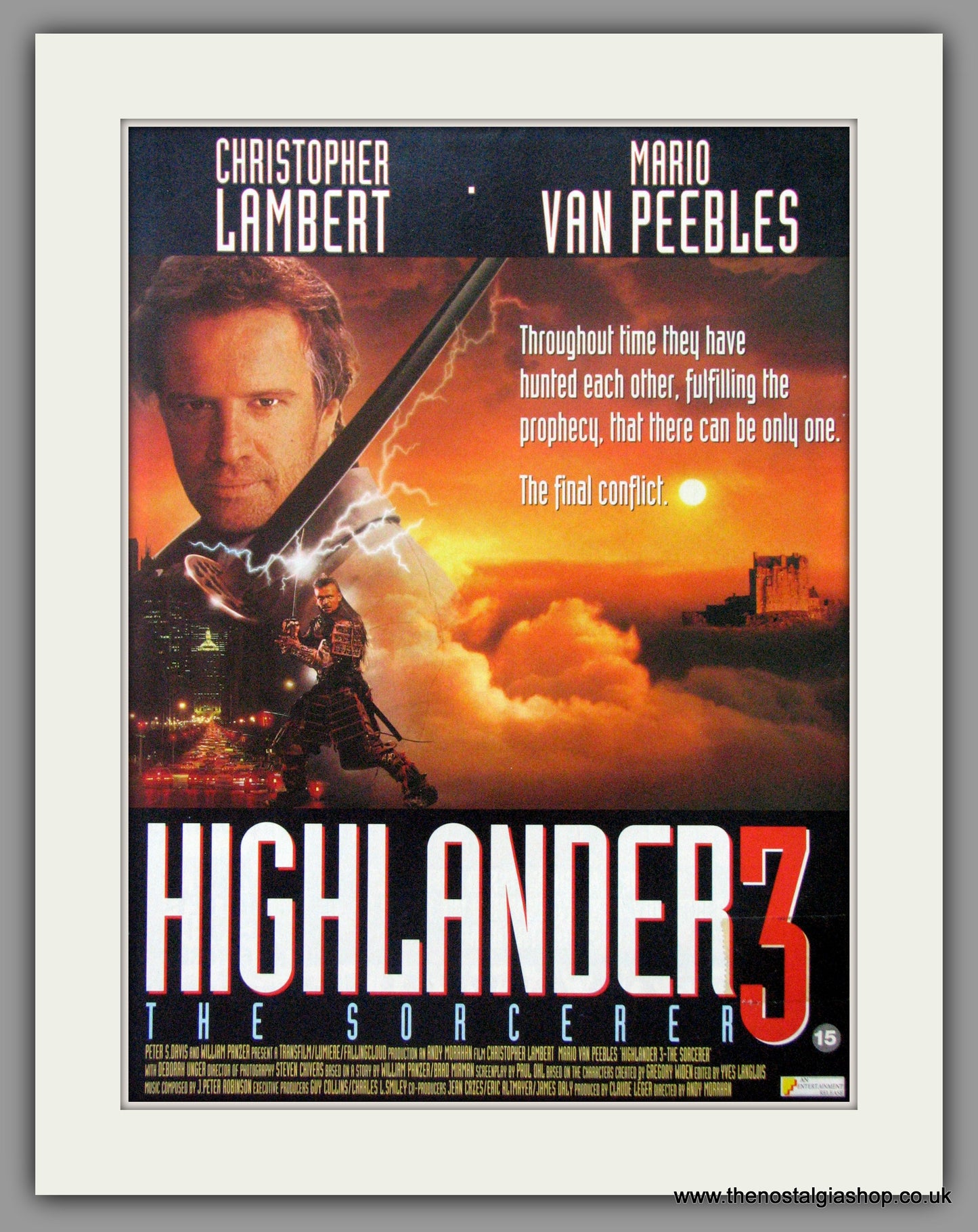 Highlander 3 The Sorcerer. Vintage Advert 1994  (ref AD13777)