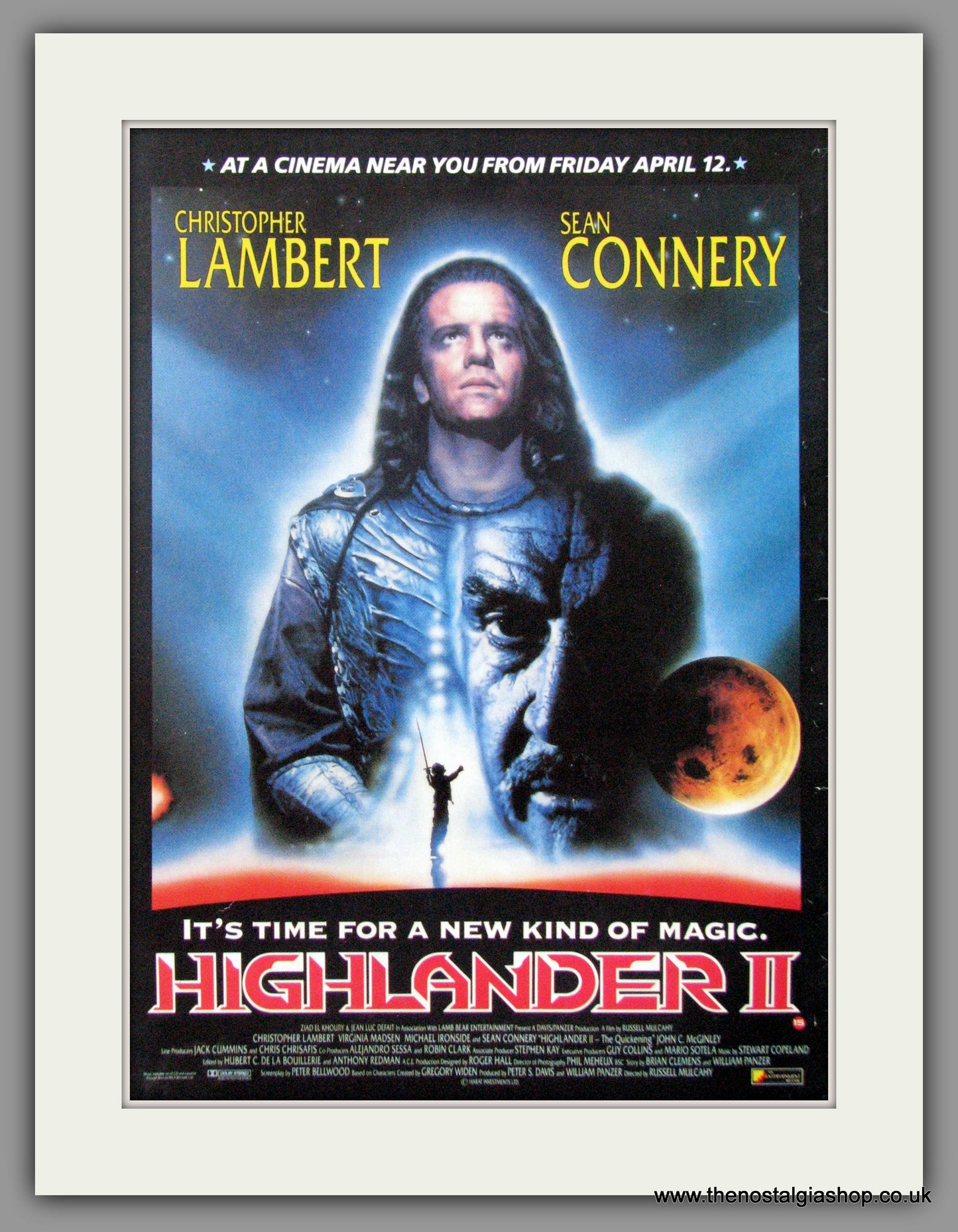 Highlander II. Vintage Advert 1991  (ref AD50868)