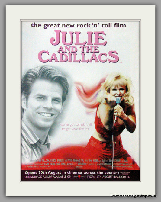 Julie And The Cadillacs. Original Advert 1999 (ref AD50912)