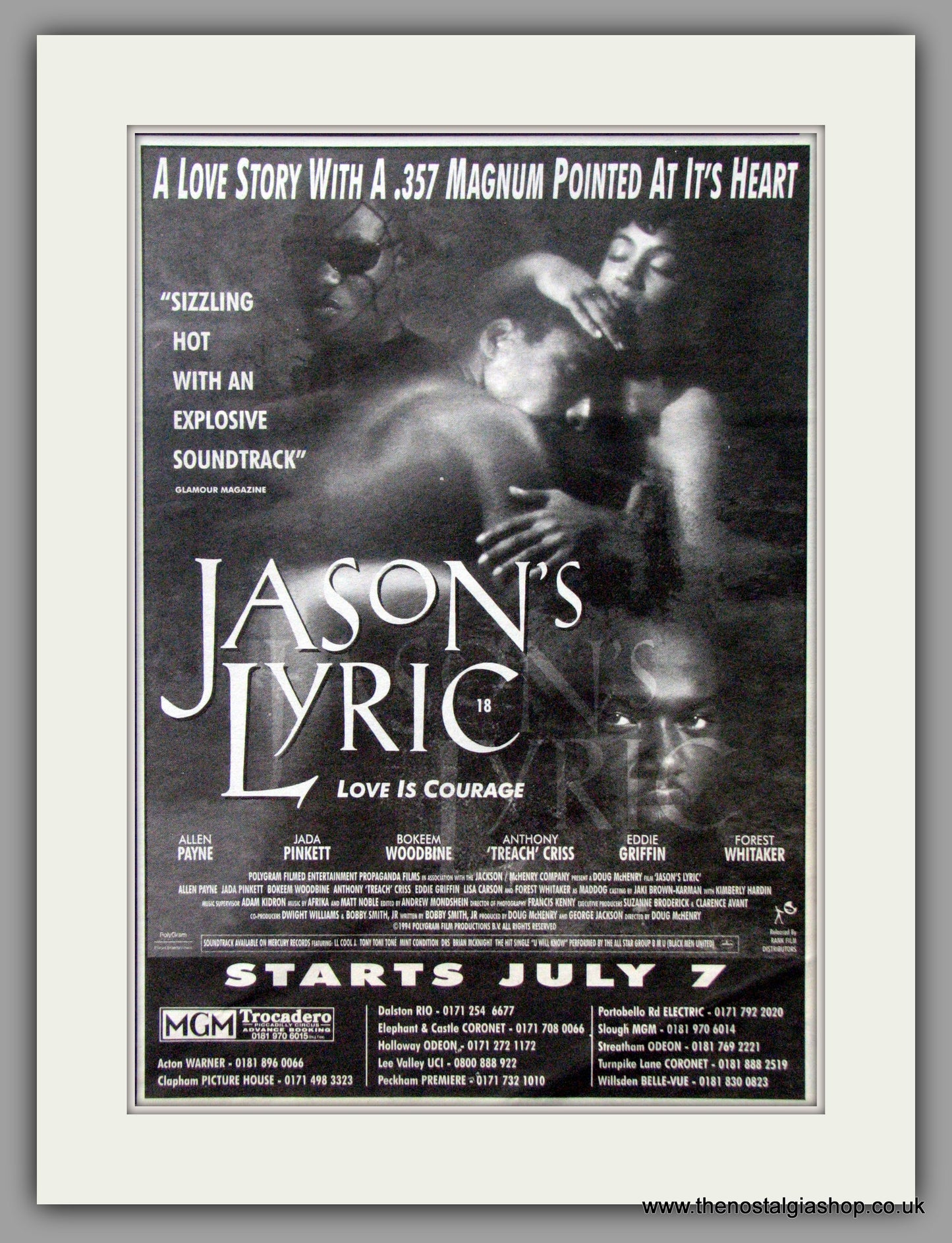 Jason's Lyric. Original Advert 1995 (ref AD50913)